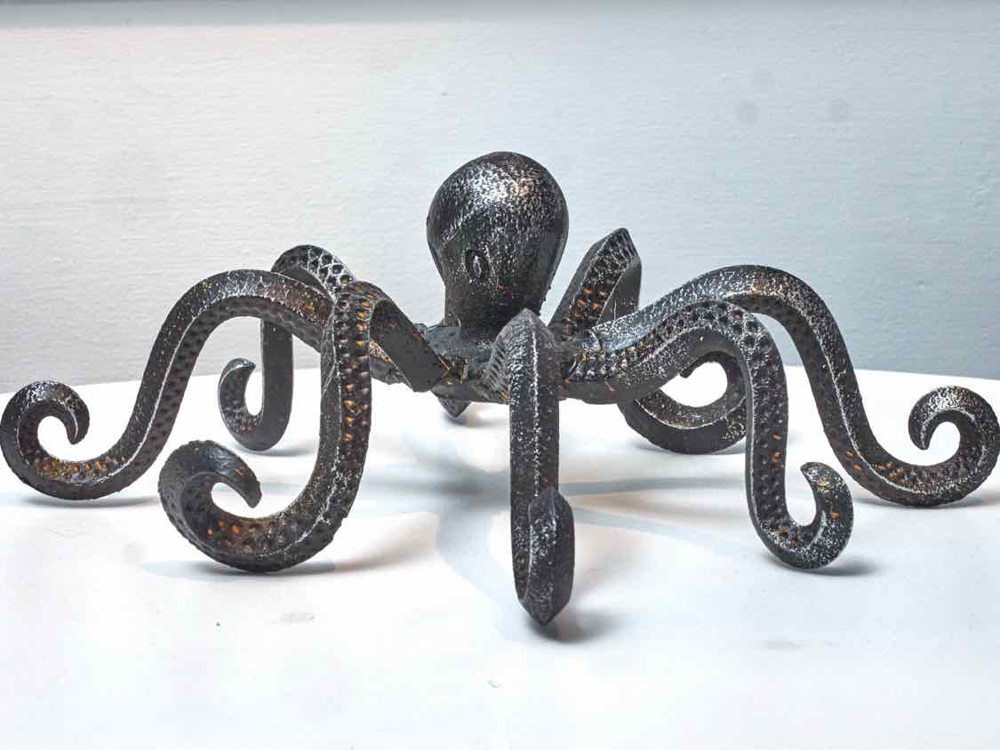 Metal Octopus Decor
