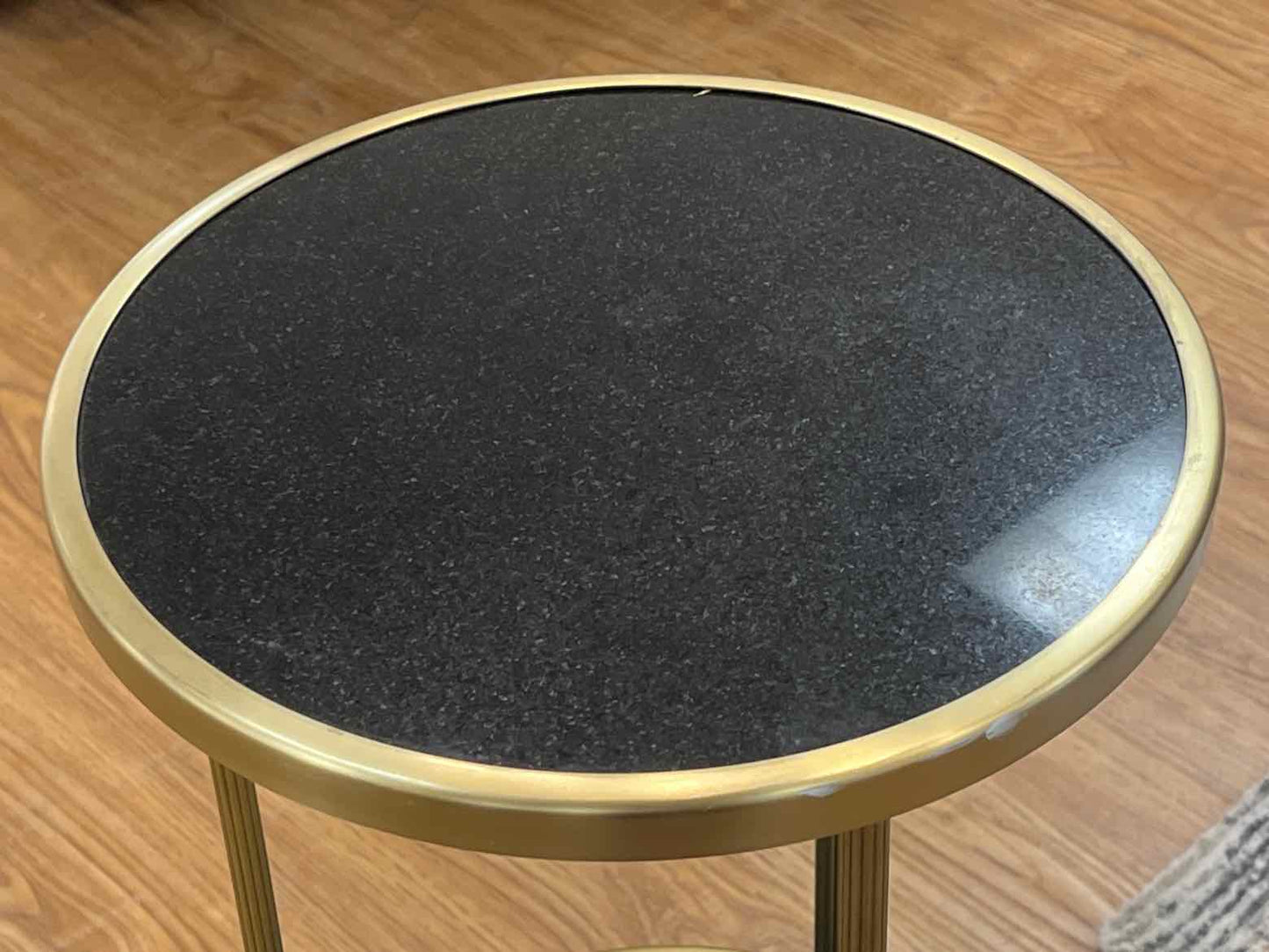 Black and Gold Drink Table