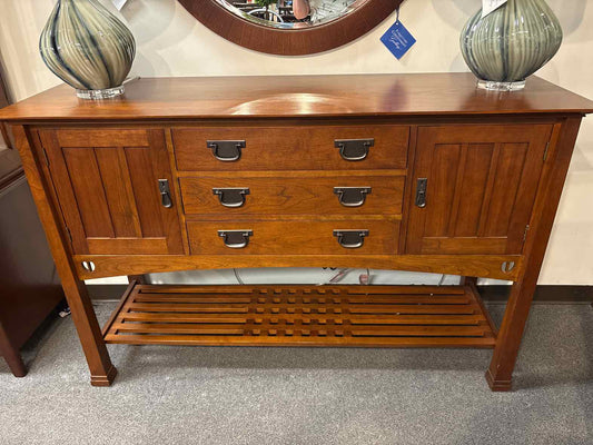 Stickley Cherry Wood Mission Sideboard