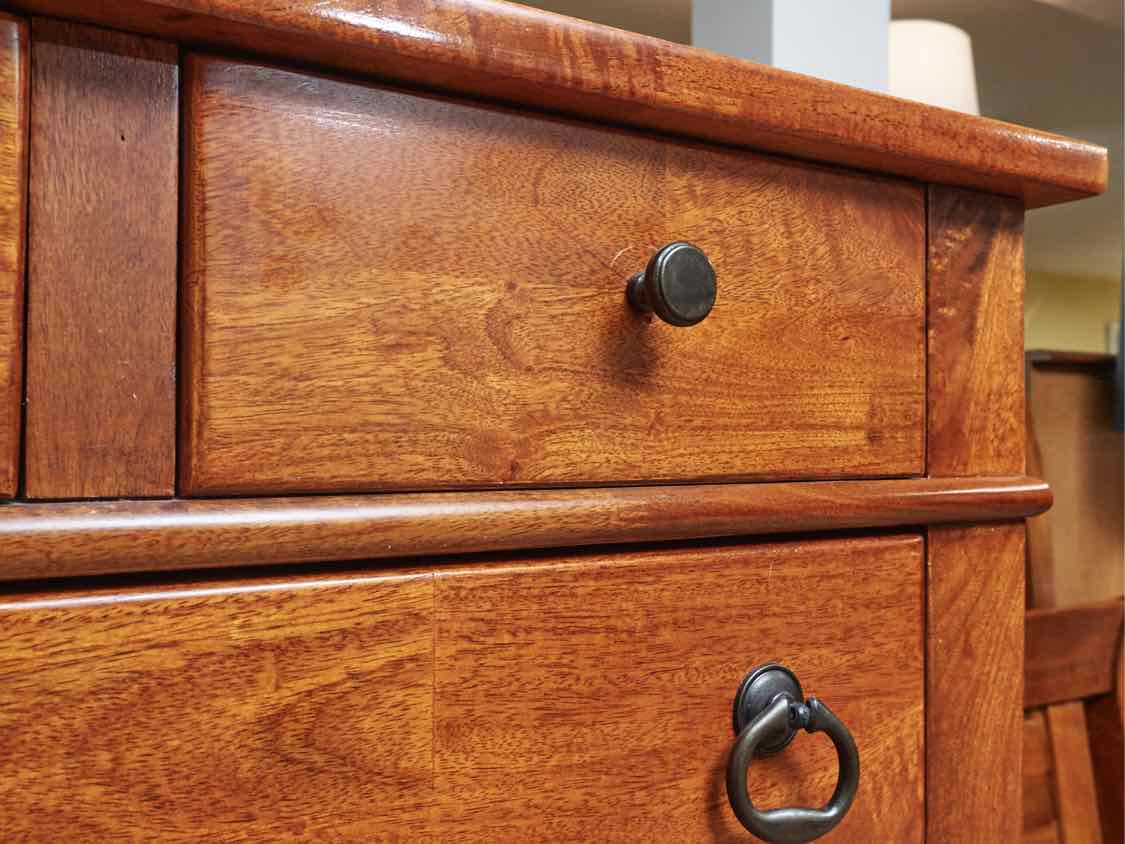 Klaussner Cherry 11 Drawer  Chest with Bronze pulls