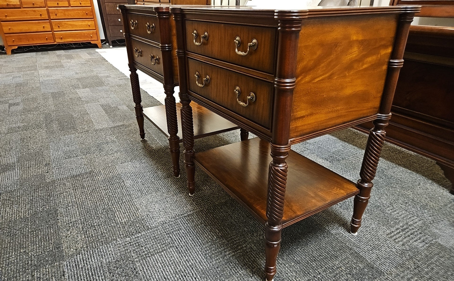 Ethan Allen Pair of 'Melville' Nightstands