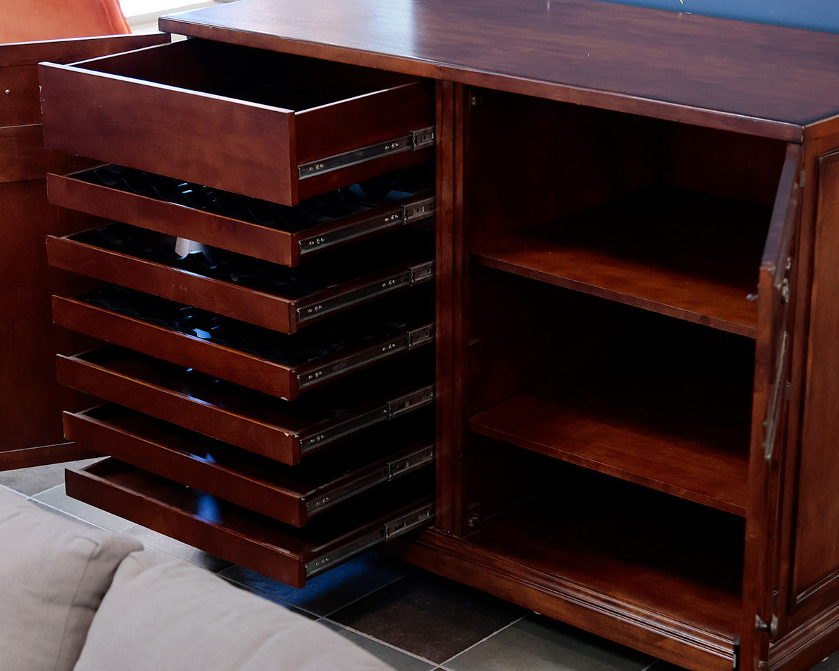 Howard Miller Cherry Double Door Storage Credenza