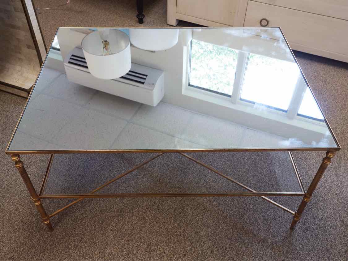 Uttermost 'Henzler' Brass Cocktail Table