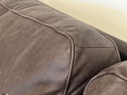 Boston Interiors Leather L-Shape Sectional