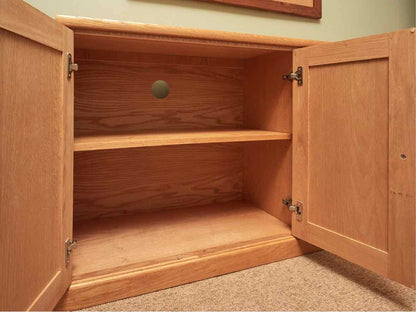 Unfinished Business Oak  Sideboard with 4 Wood Doors
