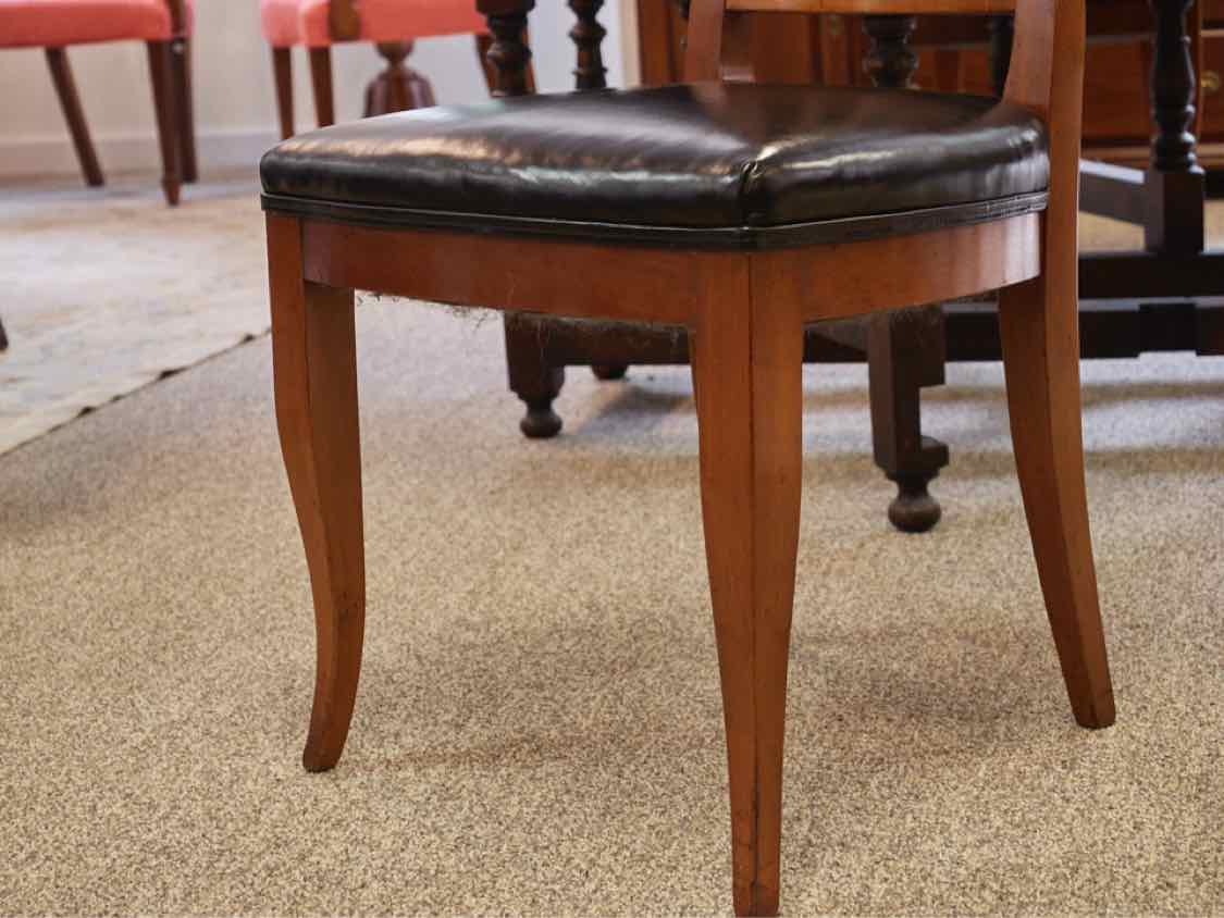 Set of Four Kindel Cherry French Regency Dining Chairs