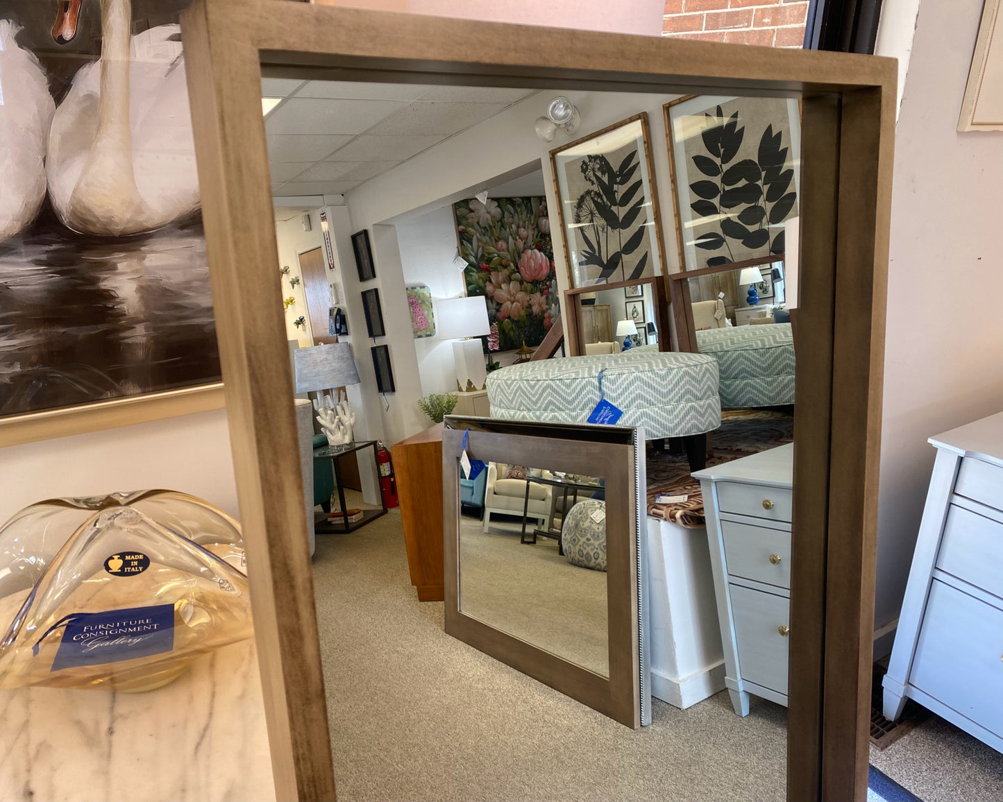 Gat Creek "Gerard " Maple Large Mirror