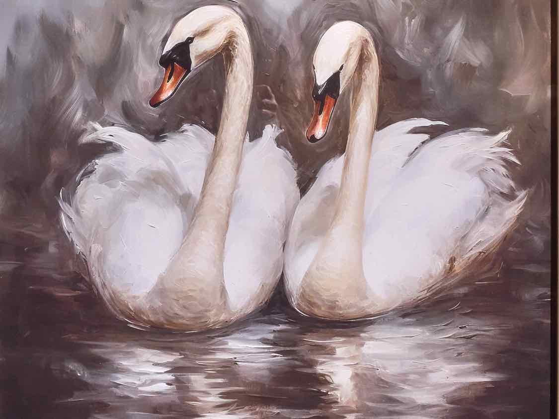 'Ballet Of The Swans II' Framed Print