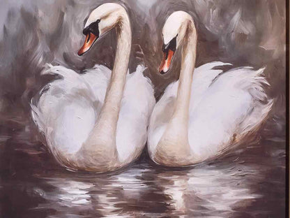 'Ballet Of The Swans II' Framed Print