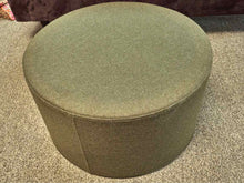 Blu Dot Green Felted  Wool Blend Ottoman