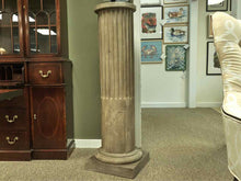 RH Greek Athens Pedestal in Oak with Grey Finish