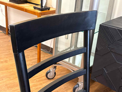 Set of 8 Black Magnolia Home Dining Chairs
