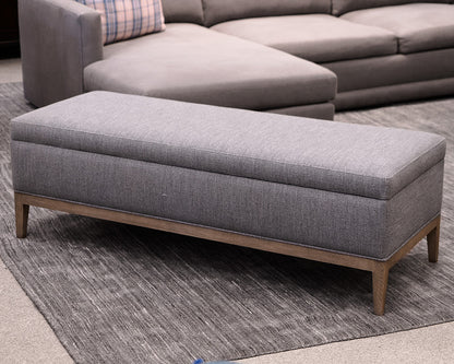 Restoration Hardware Upholstered Storage  Bench