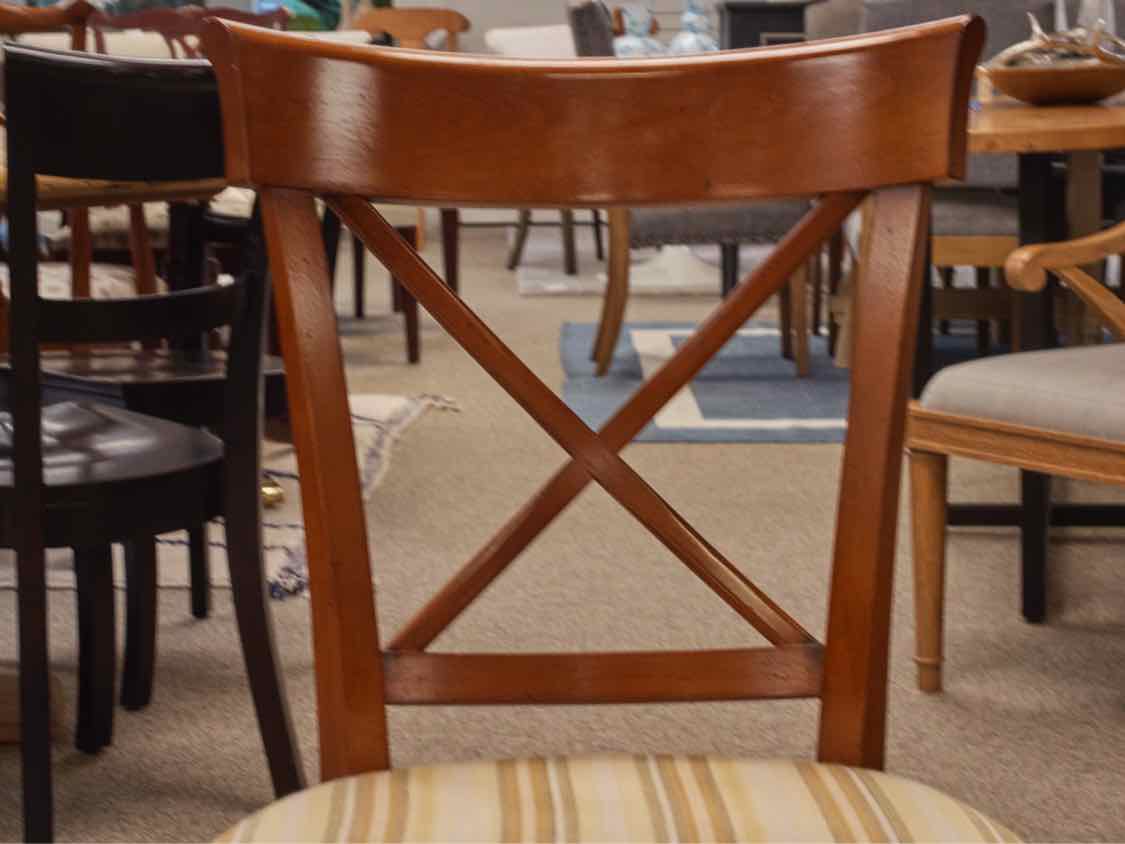 Roche Bobois Cherry Dining Table & Set of Six Chairs