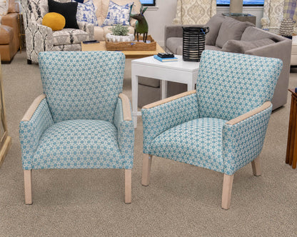 Pair of Pompanoosuc Mills "Wentworth" Arm Chairs