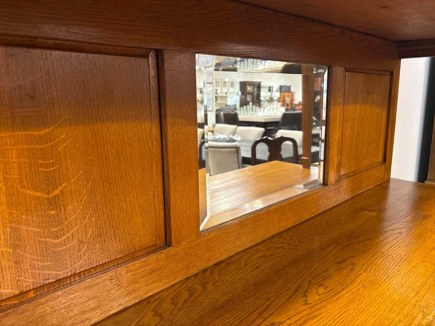 Anqitue Biedermeier 2-Piece Inlaid Cabinet