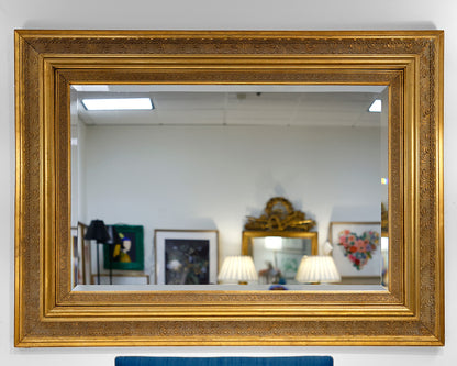 Beveled Framed Rectangular Mirror