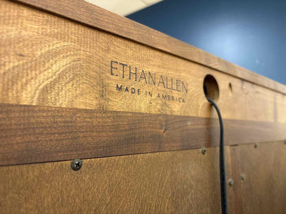 Ethan Allen Arts & Crafts Cherry Display Cabinet