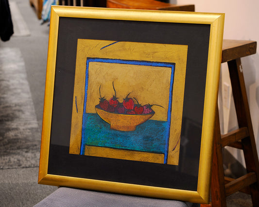 "Strawberry" original painting by Wellington