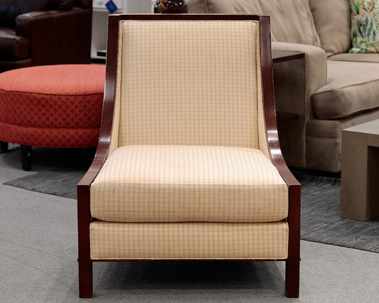 Barbara Barry Custom Upholstered Slipper Accent Chair