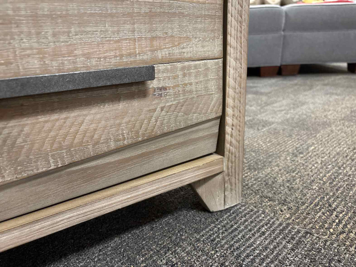 Rustic Contemporary 2-Drawer Nightstand
