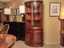 Drexel Mahogany 2 Glass Curved Door 1 Drawer Lower Doors  China Cabinet