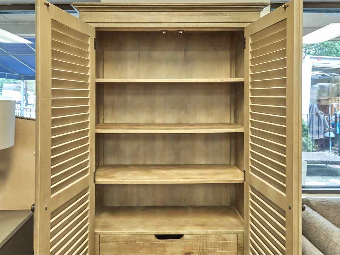 Driftwood Grey Two Door Armoire