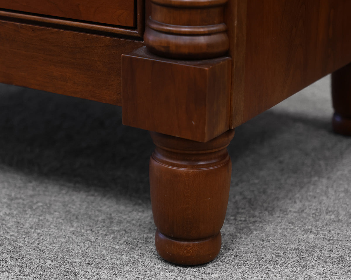 Custom Amish Cherry 4-Drawer Nightstand