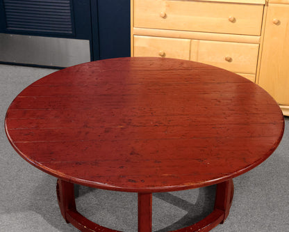 Bob Timberlake Red "Grist Mill" Cocktail Table