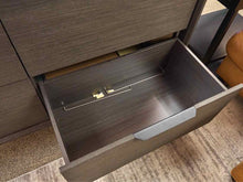 Slate Grey Finish with Stone Top 4 Drawer File Cabinet