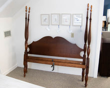 Eldred Wheeler Cherry 4 Post Canopy Queen Bed