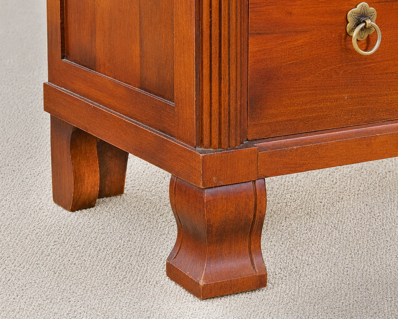 Ethan Allen British Classics Three Drawer Nightstand