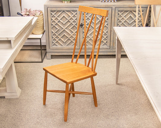 Set of 6 Gat Creek Addison Dining Chairs in Cherry with Natural Finish