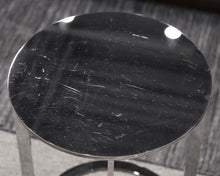 B&B Itailia Chrome Round Accent Table