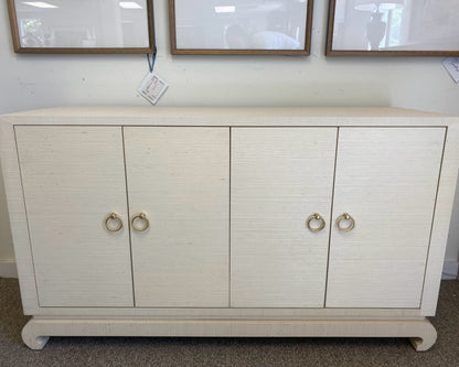 Villa & House 'Meredith' Four Door Cabinet Canvas Cream