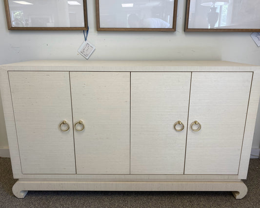 Villa & House 'Meredith' Four Door Cabinet Canvas Cream