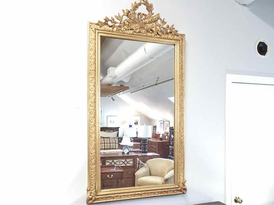 Carvers Guild Diana II Mirror in Antique Gold Finish