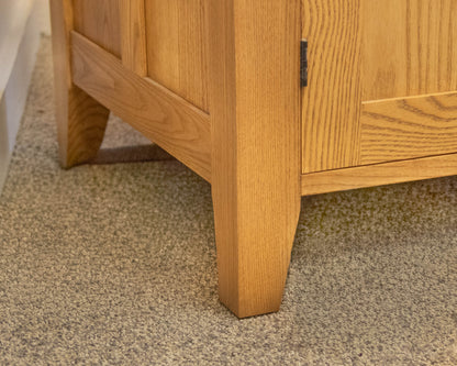 Gat Creek Atticus 3-Drawer Credenza in Ash with Classic Latte Finish