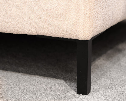 Cisco Boucle Square Ottoman