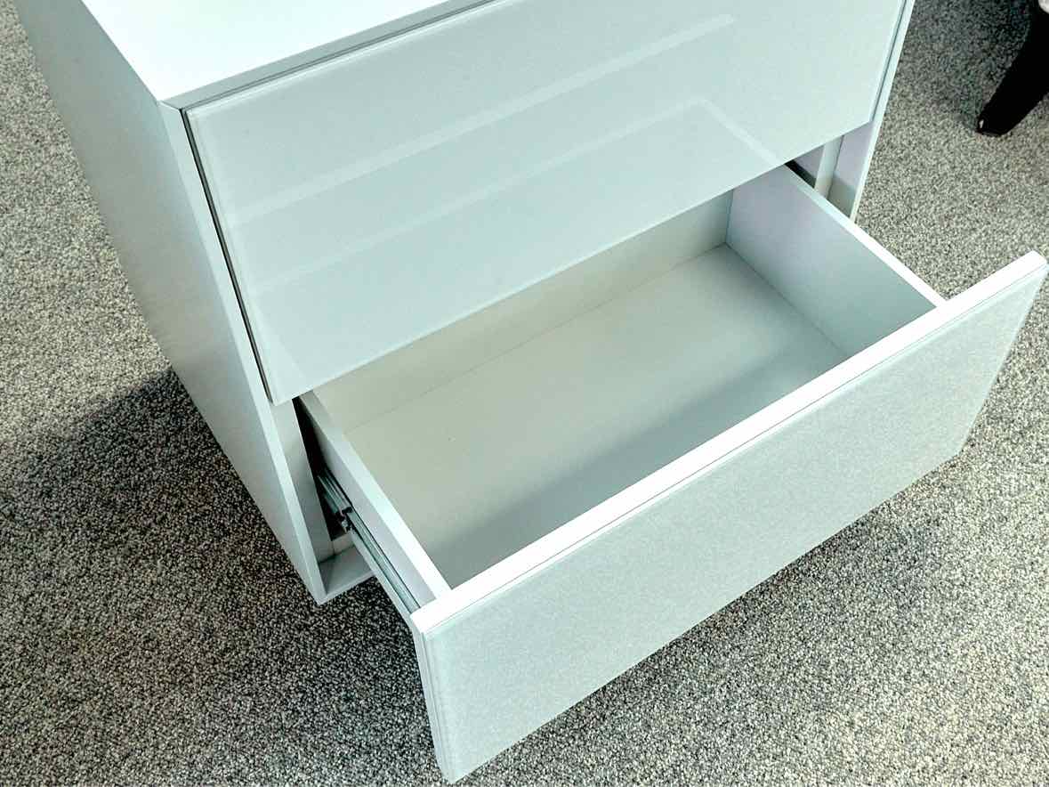 Pair of West Elm 'Emilia' Two Drawer Nightstands