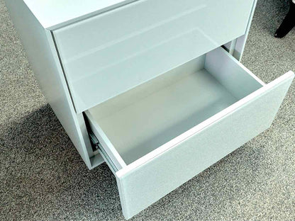 Pair of West Elm 'Emilia' Two Drawer Nightstands