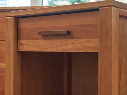 Solid Cherry One Drawer Nightstand