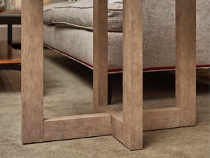 Basset Bleached Finish Side Table