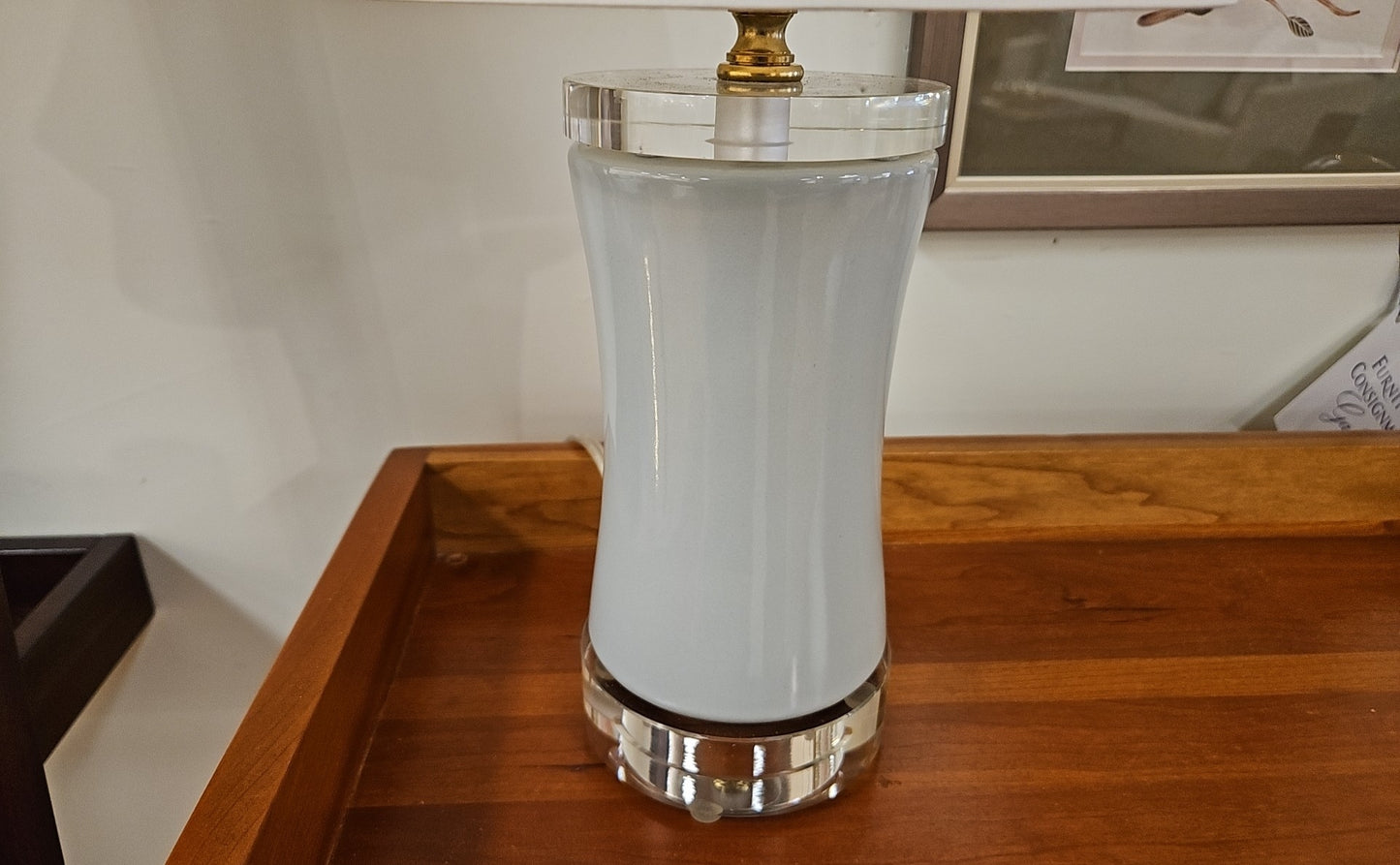 Porcelain Palladian Blue Bell Accent Lamp