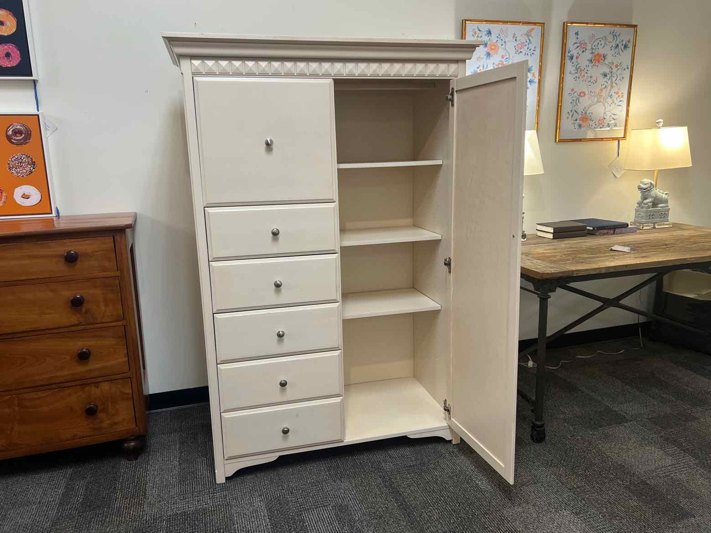 Morigeau-Lepine Off White Armoire