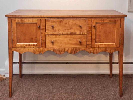 DR Dimes Tiger Maple 2 Drawer 2 Door  Sideboard