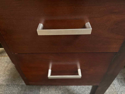 Winners Only Dark Cherry Desk and Hutch