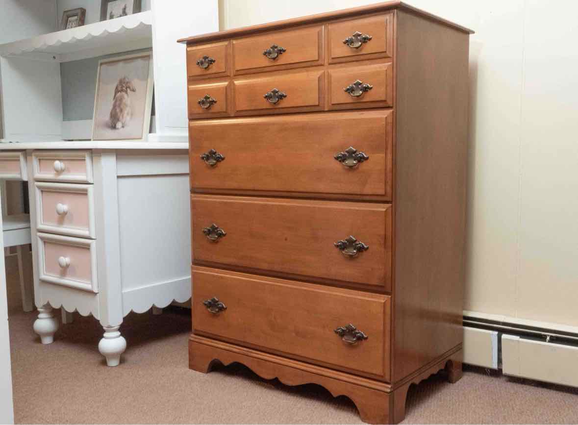 Solid Maple 4 Drawer Chest
