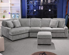 Smith Brothers Furniture  Gray Chenille  Sectional