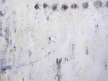 Cream and Brown Abstract Canvas Print